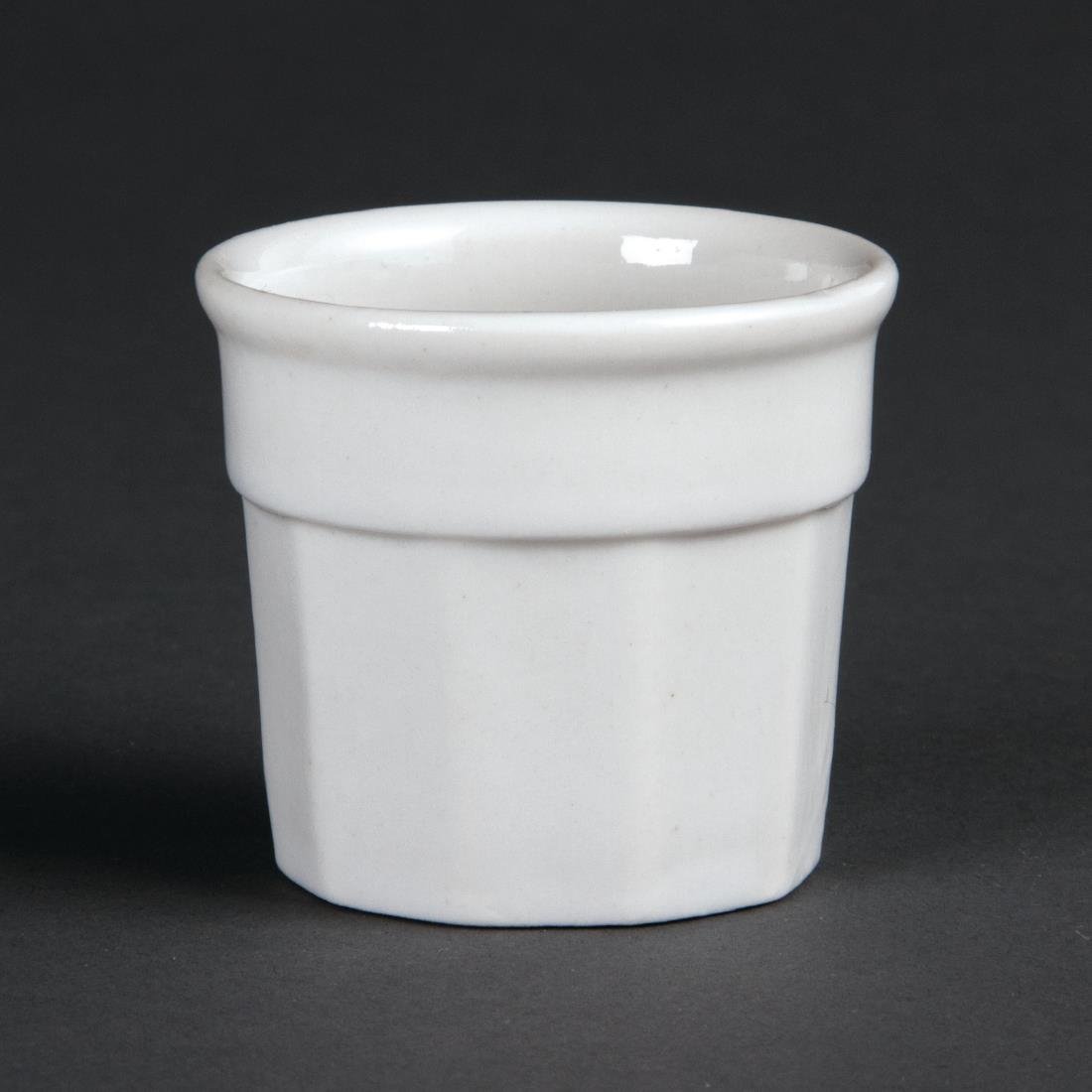 Olympia Whiteware Dipping Pots 50mm (12 Pack) - CD728