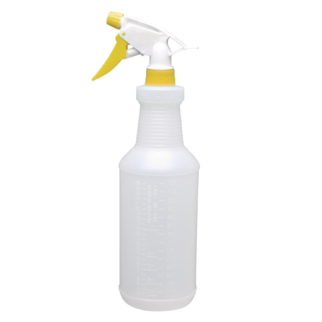 Jantex Colour Coded Spray Bottles Yellow 750ml - CD816
