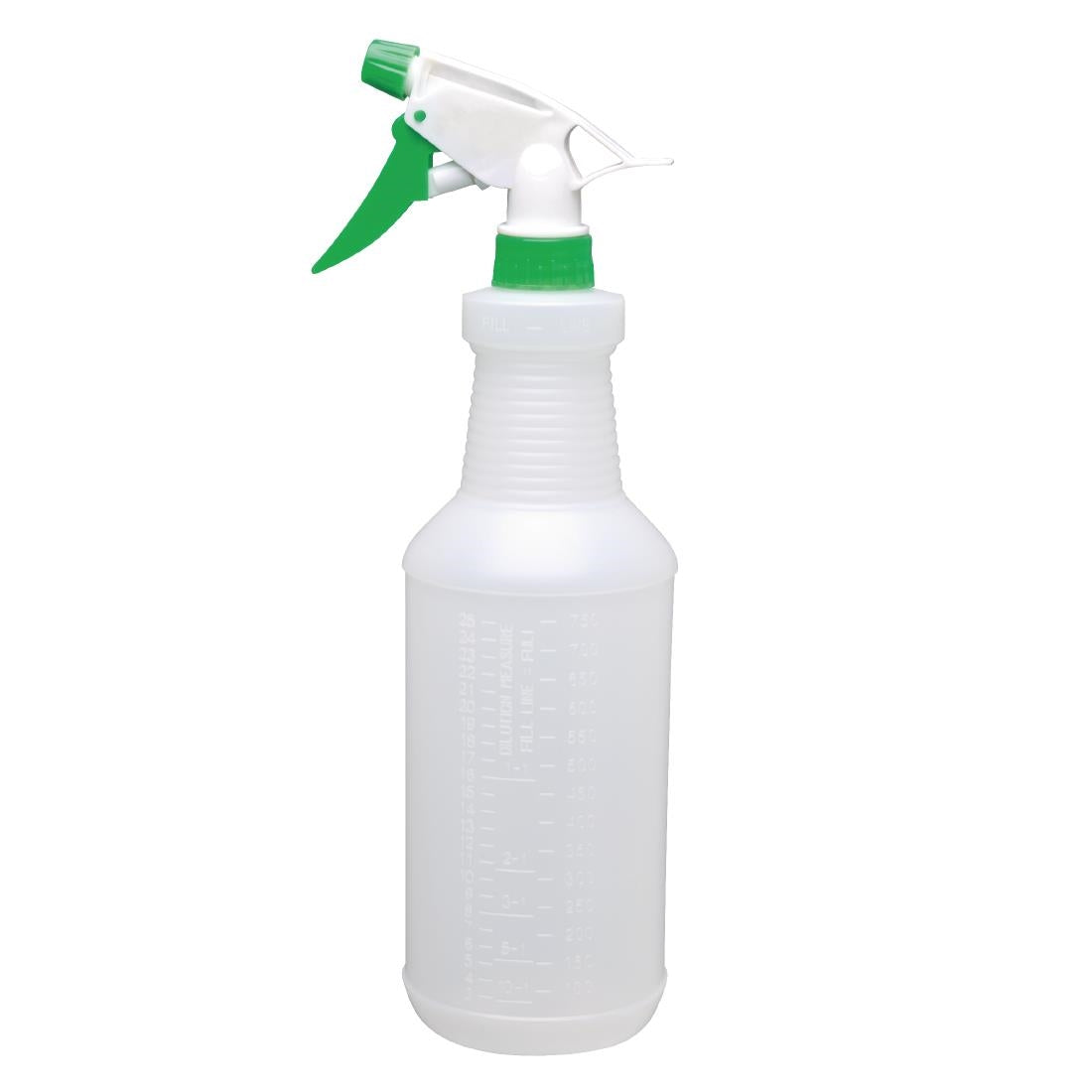 Jantex Colour Coded Spray Bottles Green 750ml - CD818