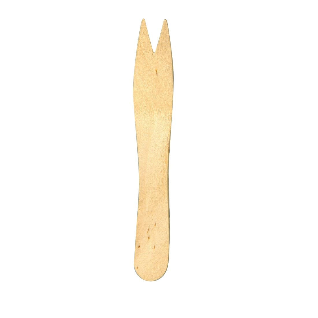 Fiesta Compostable Biodegradable Disposable Wooden Chip Forks (Pack of 1000) - CD901