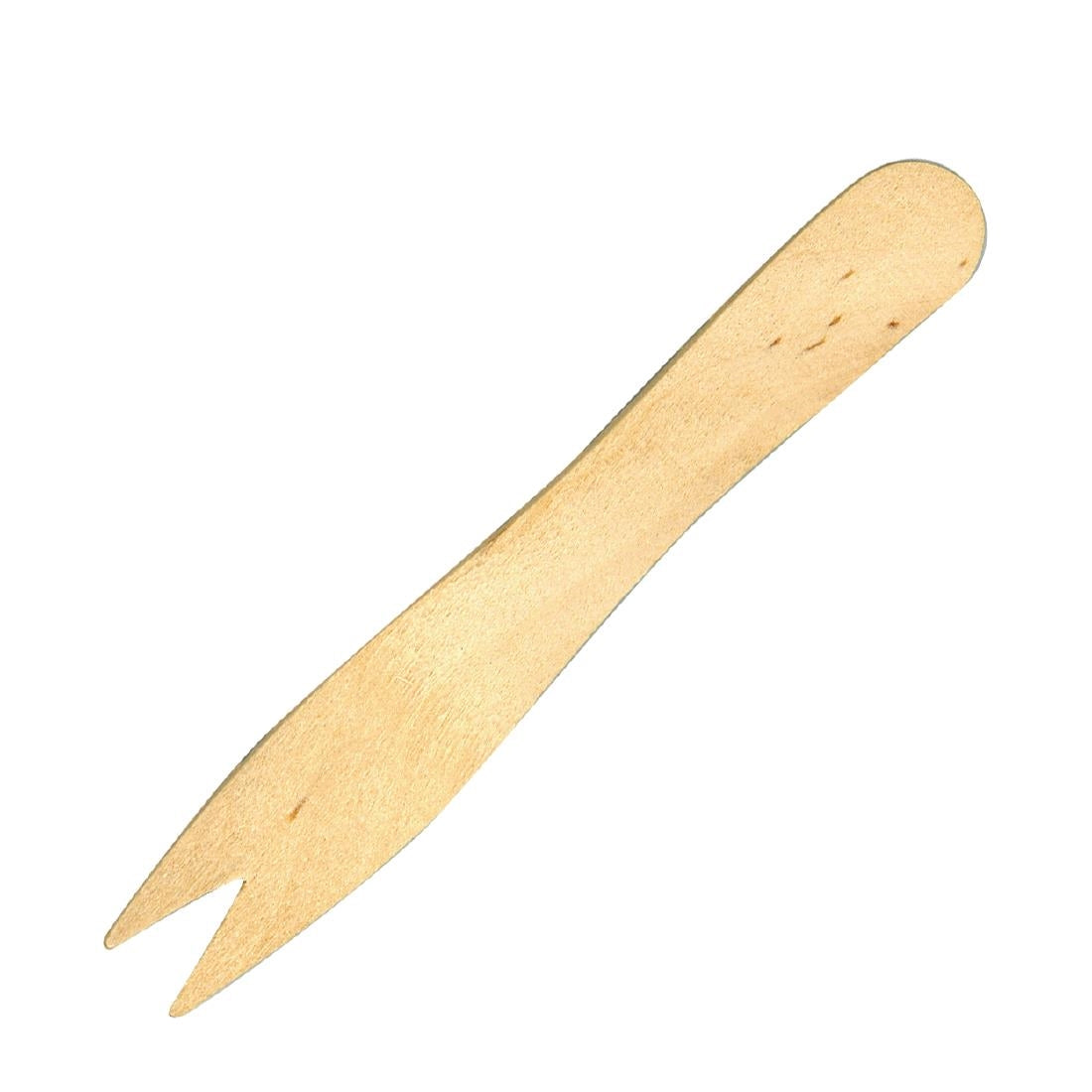 Fiesta Compostable Biodegradable Disposable Wooden Chip Forks (Pack of 1000) - CD901