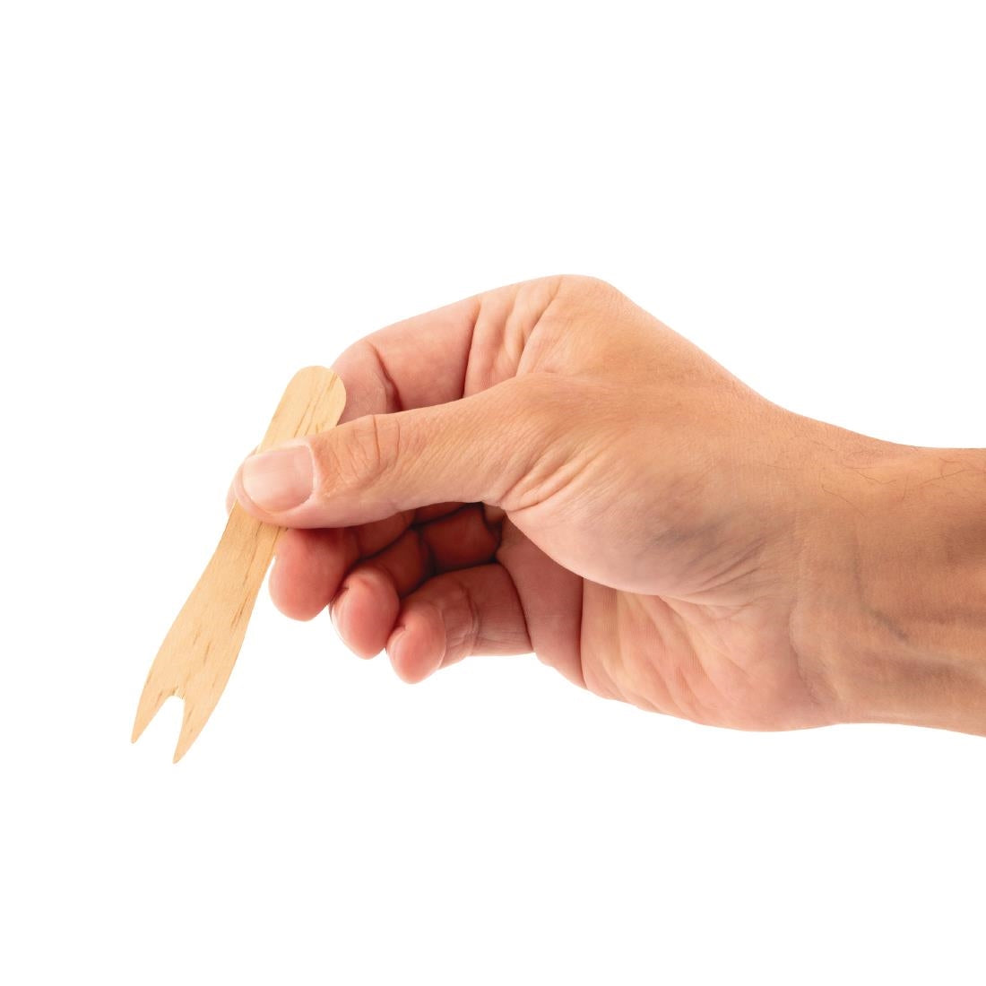 Fiesta Compostable Biodegradable Disposable Wooden Chip Forks (Pack of 1000) - CD901