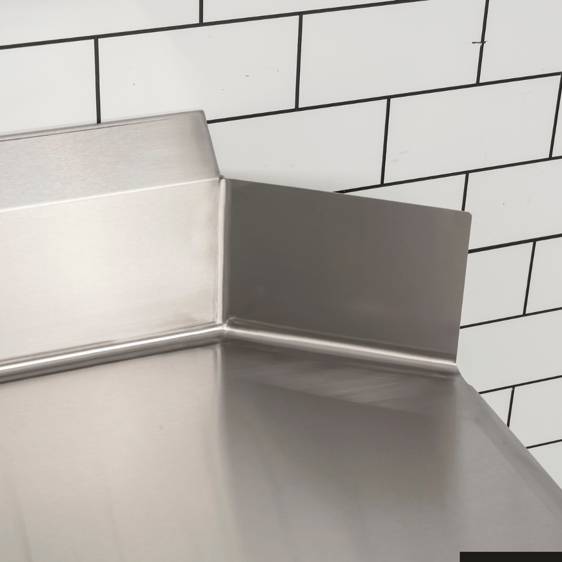 Modular Systems Clean Dish Table With Splashback CDT-900R