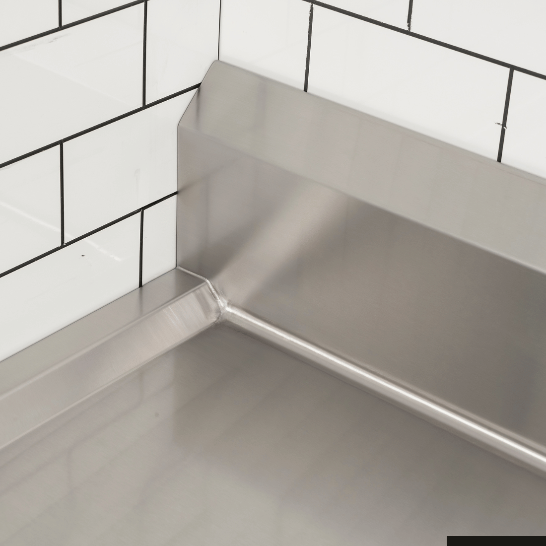 Modular Systems Clean Dish Table With Splashback CDT-1200R