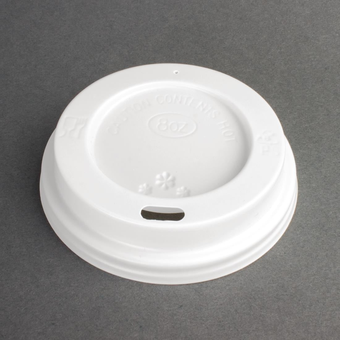 Lids for 225ml Fiesta Recyclable Takeaway Coffee Cups (Pack of 1000) - CE256
