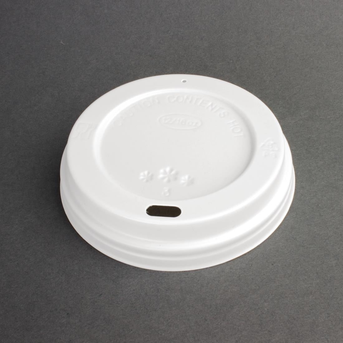 Lids for 340ml & 450ml Fiesta Recyclable Takeaway Coffee Cups (Pack of 1000) - CE257