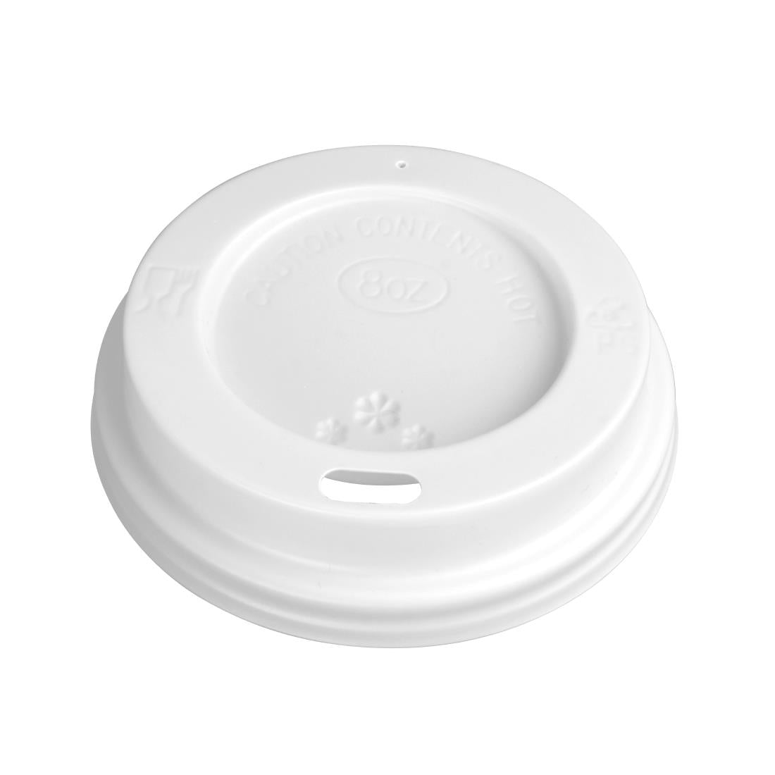 Lids for 225ml Fiesta Recyclable Takeaway Coffee Cups (Pack of 50) - CE263