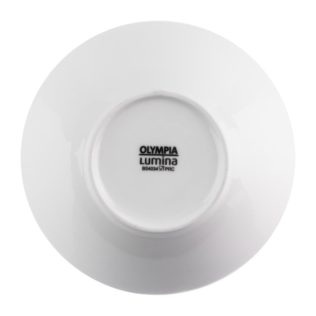 Olympia Lumina Oval Sloping Bowls White 148mm (6 Pack) - CF383