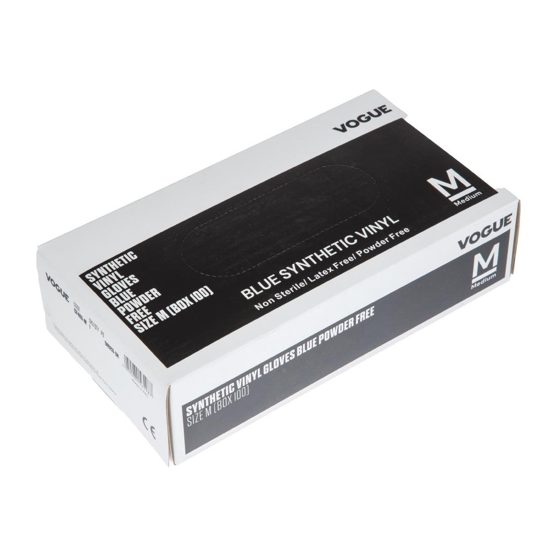Vogue Powder Free Vinyl Gloves L - CF403-L