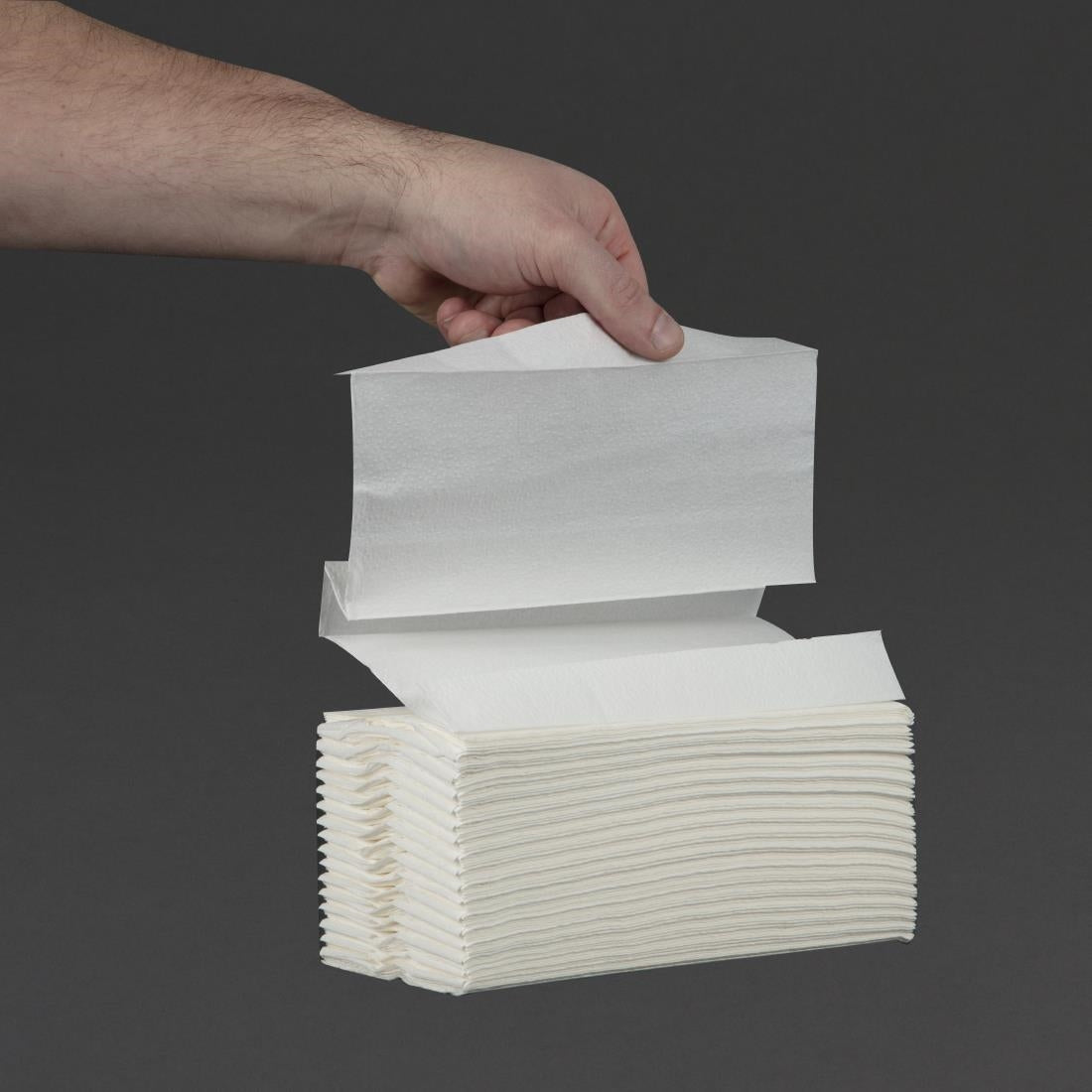 Jantex C Fold White Hand Towels - CF796