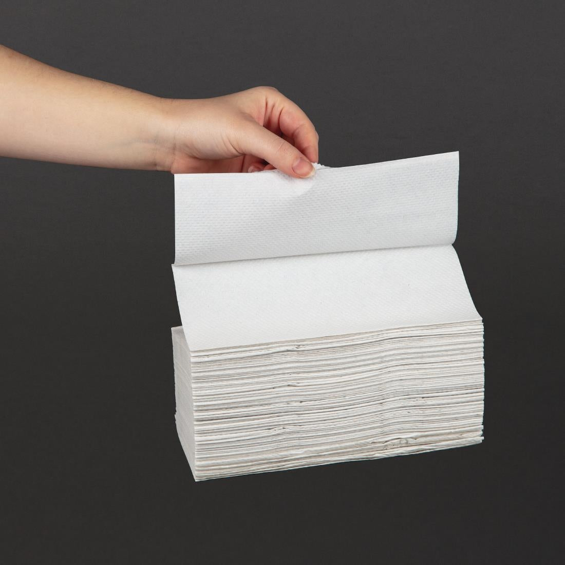 Jantex C Fold White Hand Towels - CF796