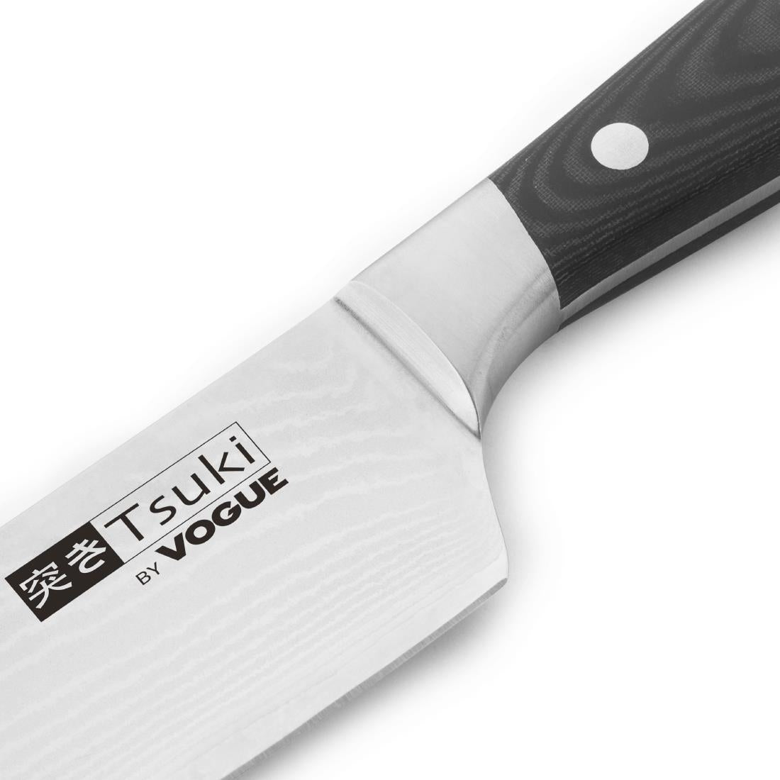 Vogue Tsuki Series 7 Chefs Knife Black 198mm - CF841
