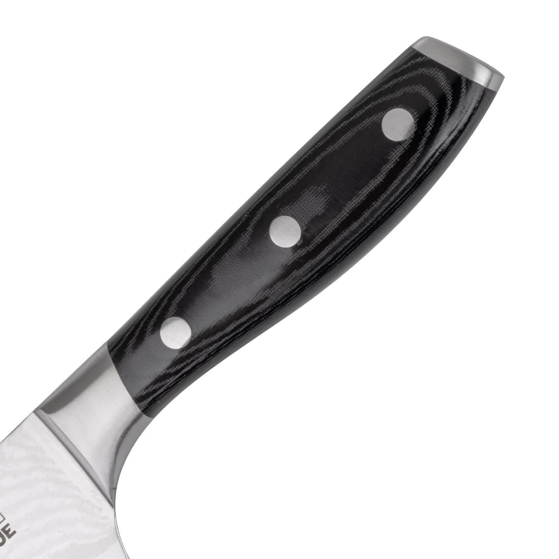 Vogue Tsuki Series 7 Santoku Knife Black 175mm - CF844