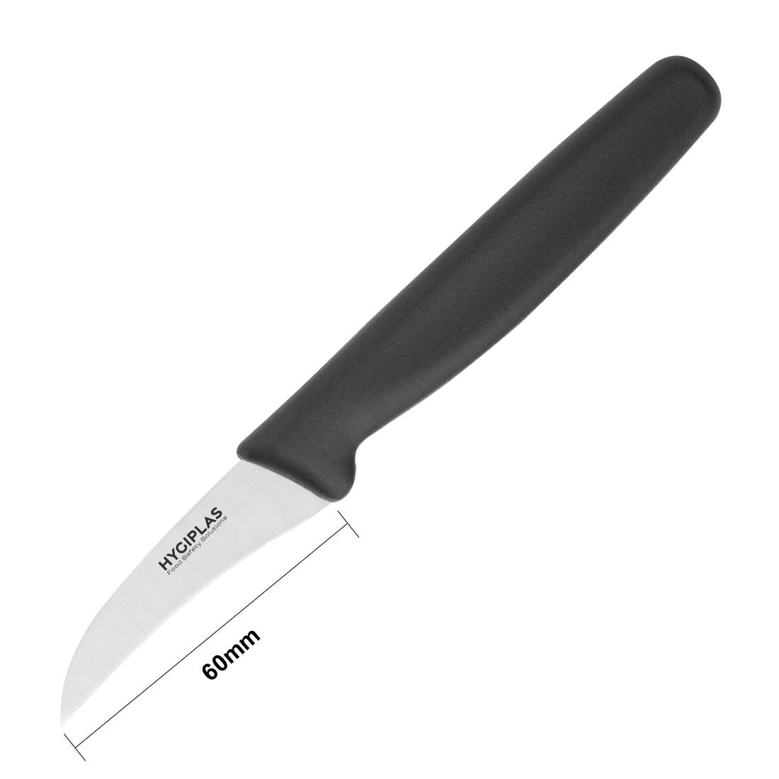 Hygiplas Peeling Knife Black 63mm - CF899