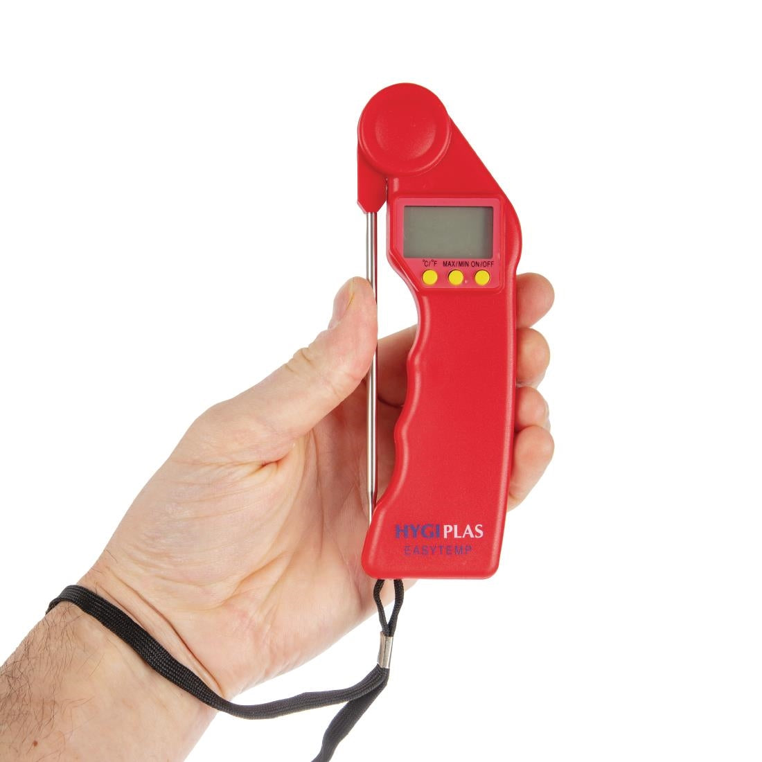 Hygiplas Easytemp Colour Coded Red Probe Thermometer - CF913
