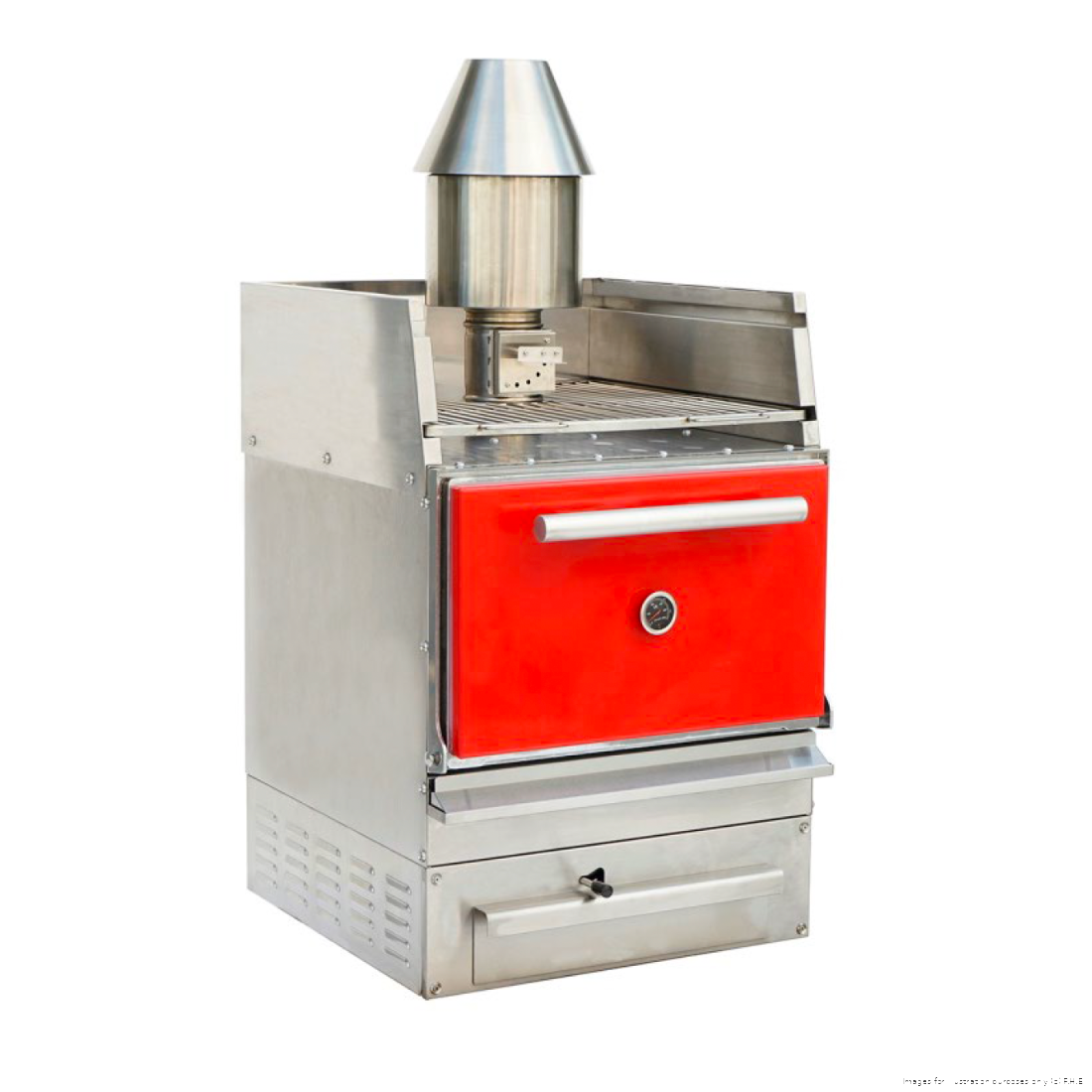 Brenner Ember Charcoal Grill & Oven 70kg Cooking Capacity - CFO1L-70R