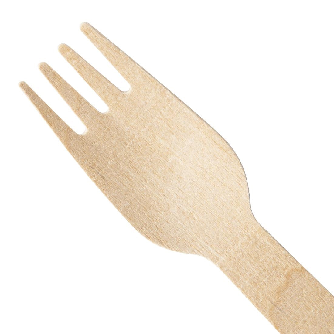 Fiesta Compostable Individually Wrapped Wooden Forks (Pack of 500) - CH083