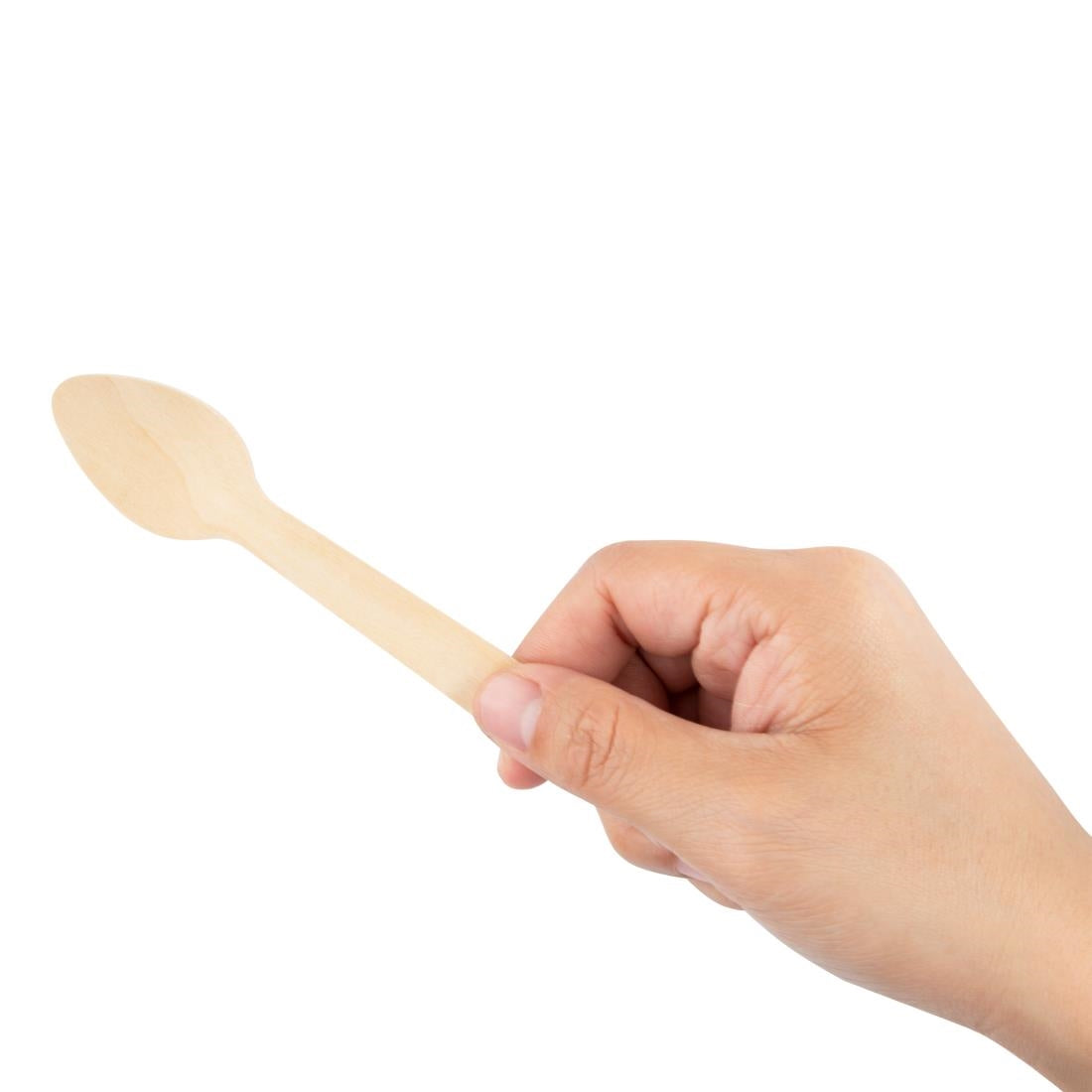 Fiesta Compostable Individually Wrapped Wooden Teaspoons (Pack of 500) - CH085