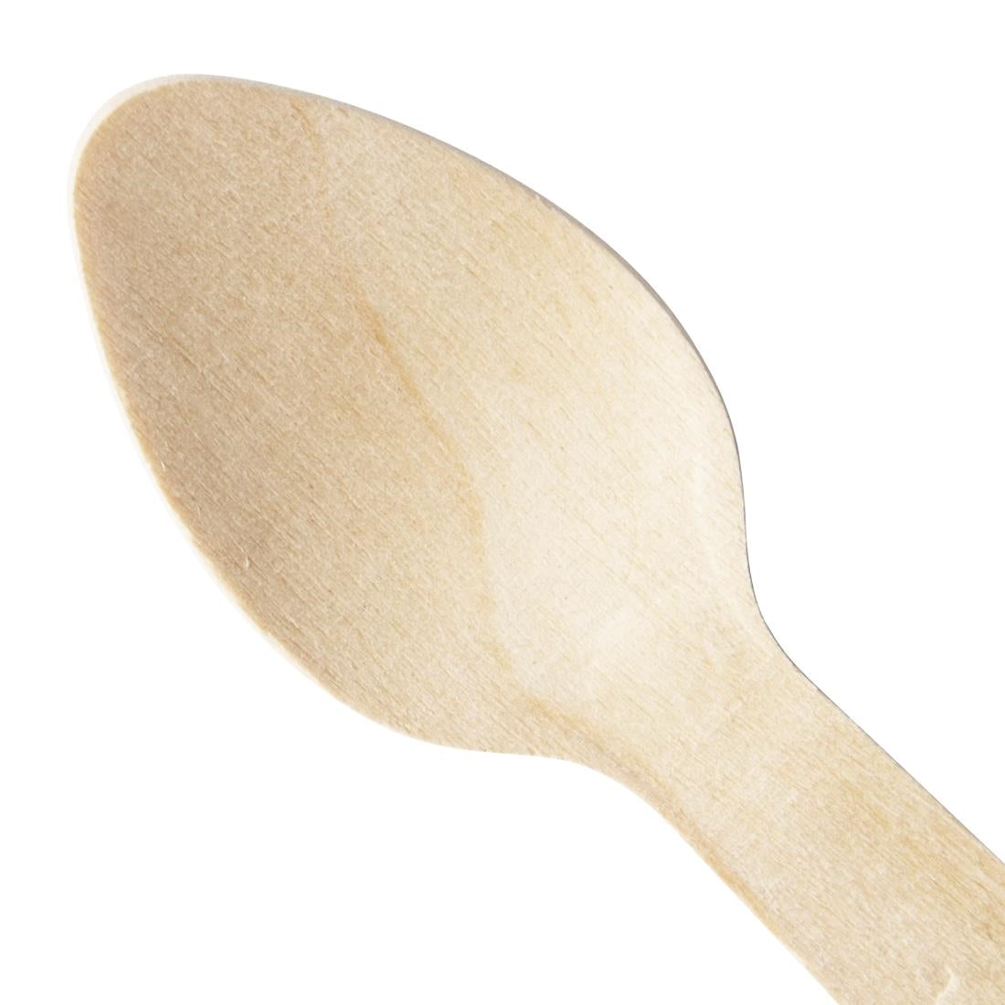 Fiesta Compostable Individually Wrapped Wooden Teaspoons (Pack of 500) - CH085