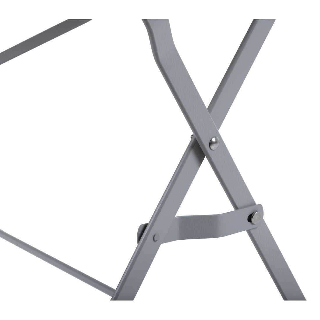 Bolero Pavement Style Folding Table Grey 1100mm x 700mm - CH969