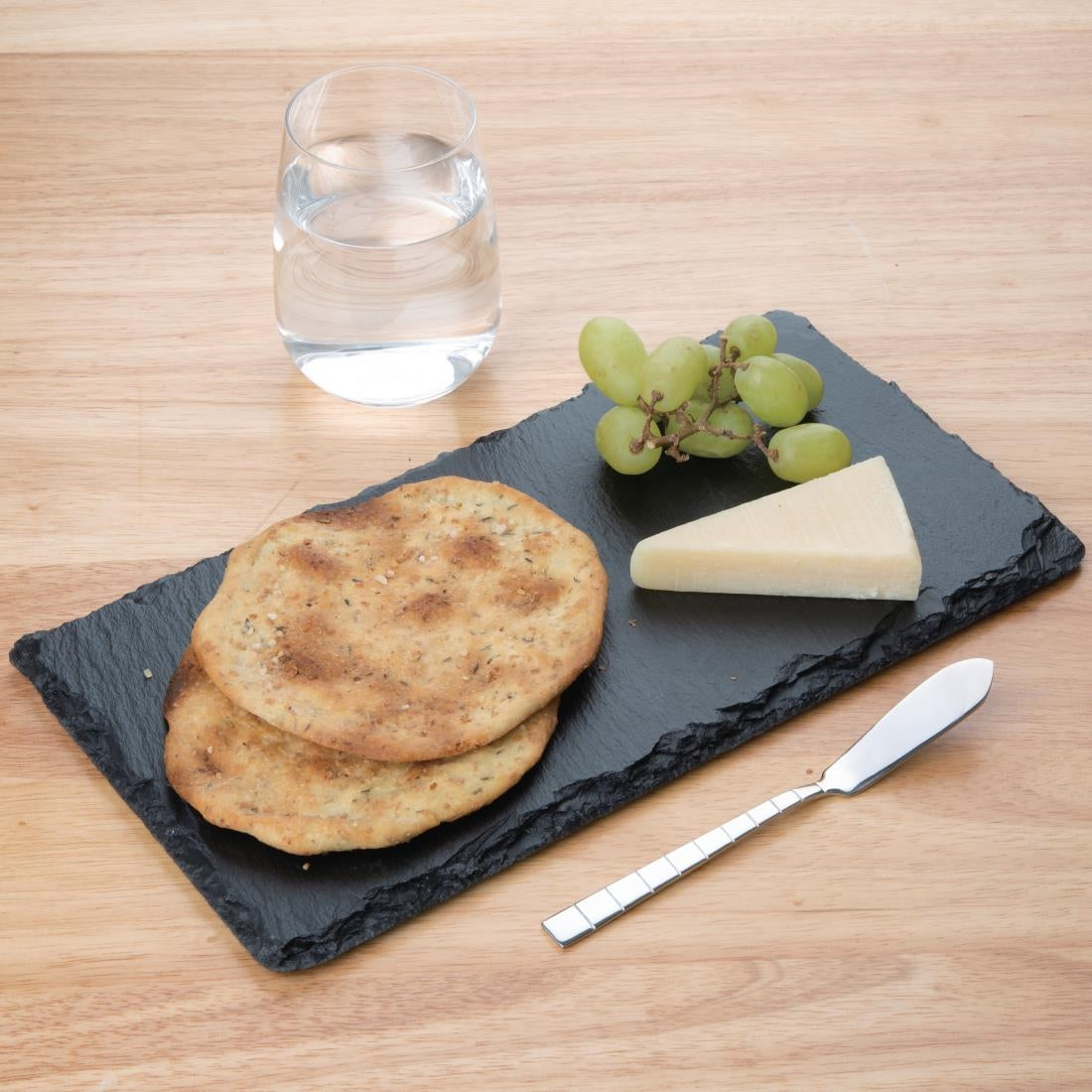 Olympia Natural Slate Boards GN 1/4 (2 Pack) - CK407