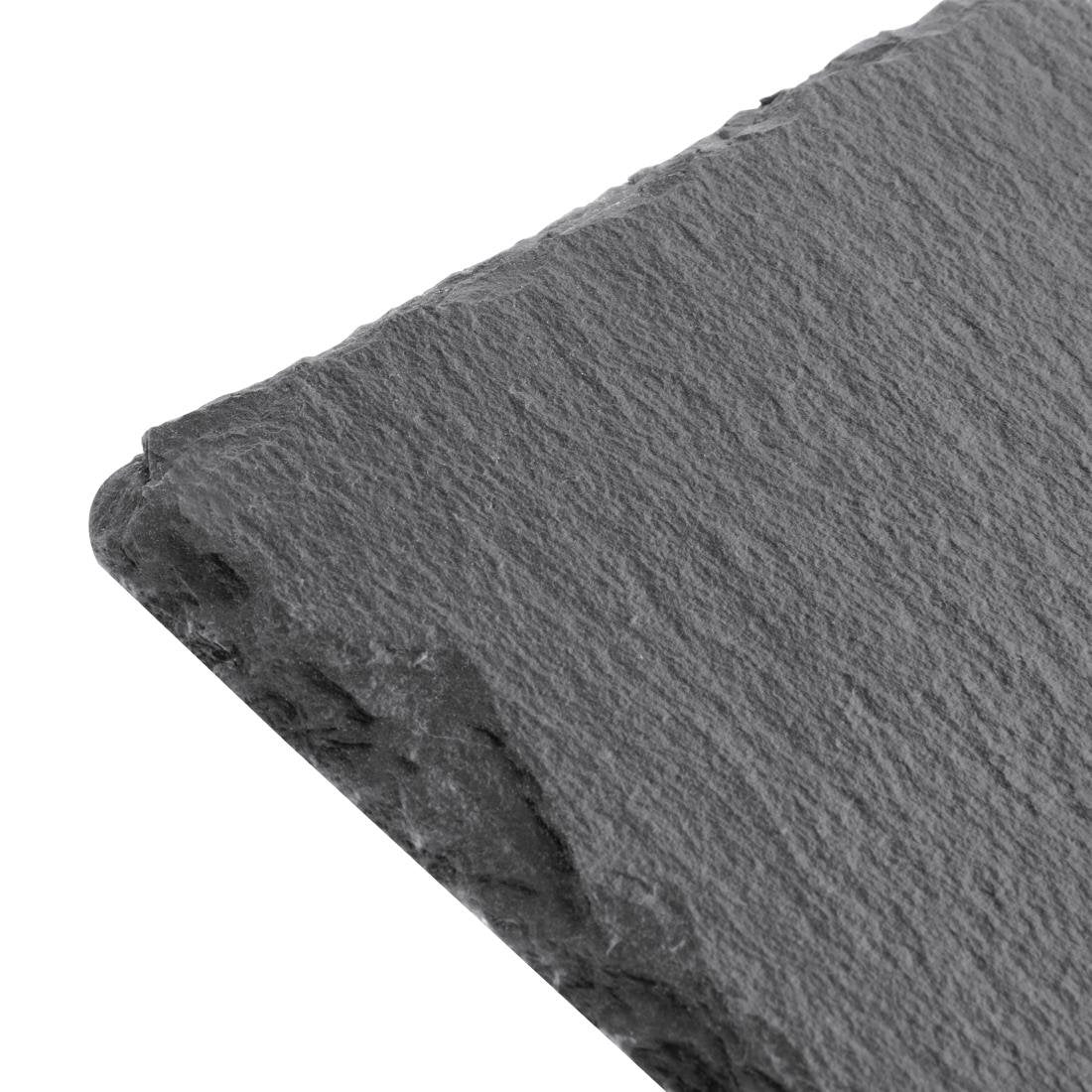 Olympia Natural Slate Rectangular Display Trays 300mm (4 Pack) - CK408