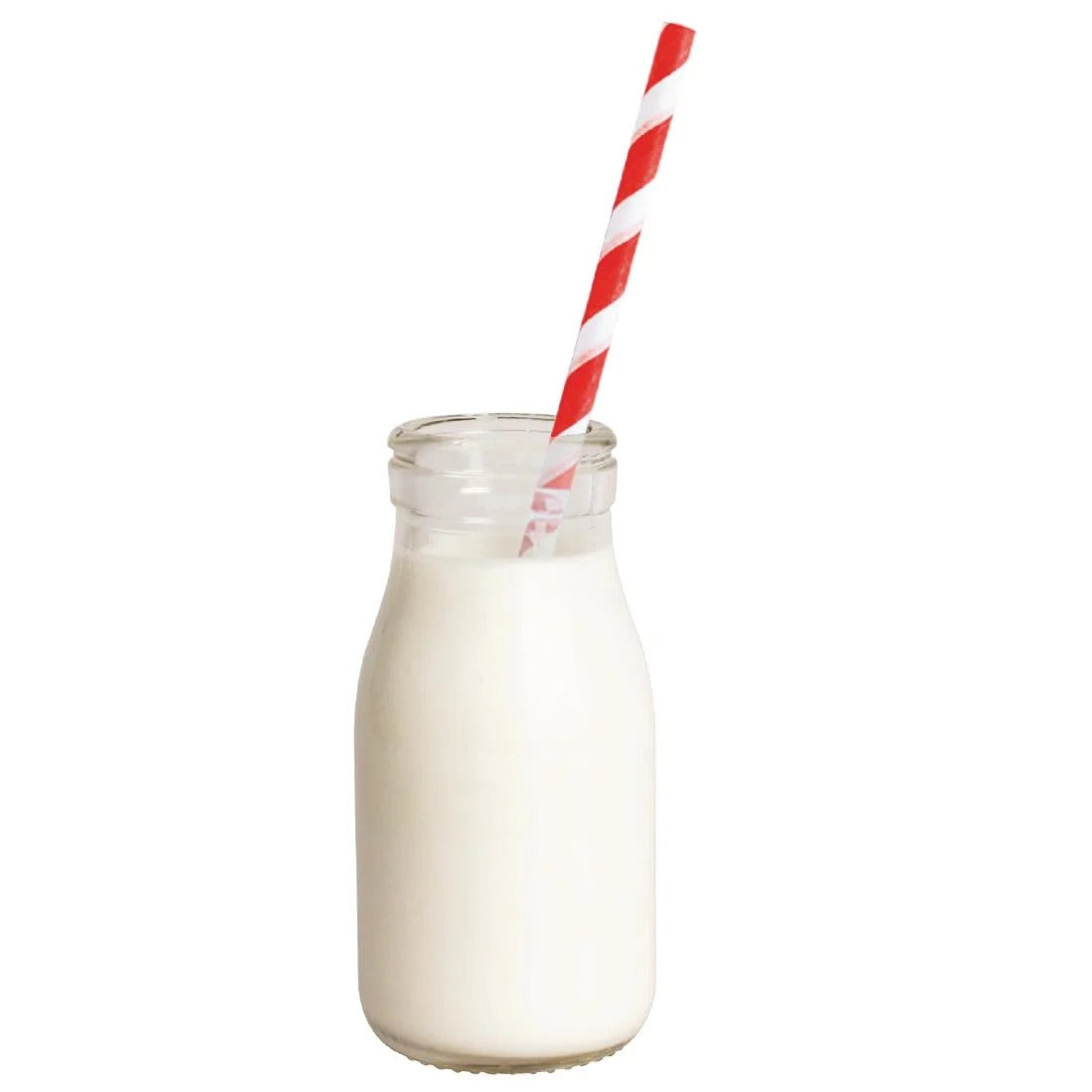 Olympia Glass Milk Bottles 200ml (Pack of 12) - CL141
