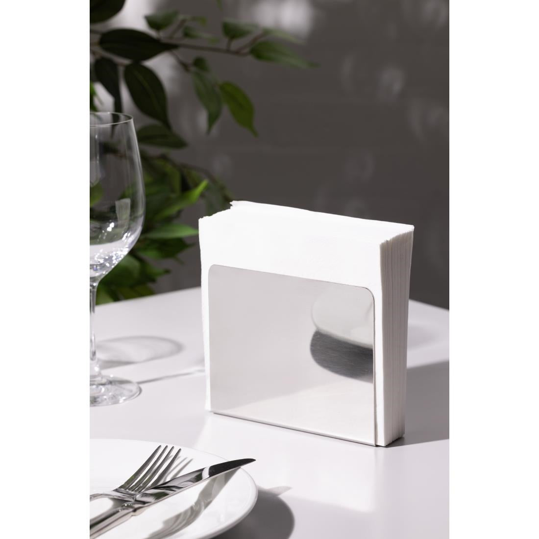 Olympia Napkin Holder Stainless Steel - CL337