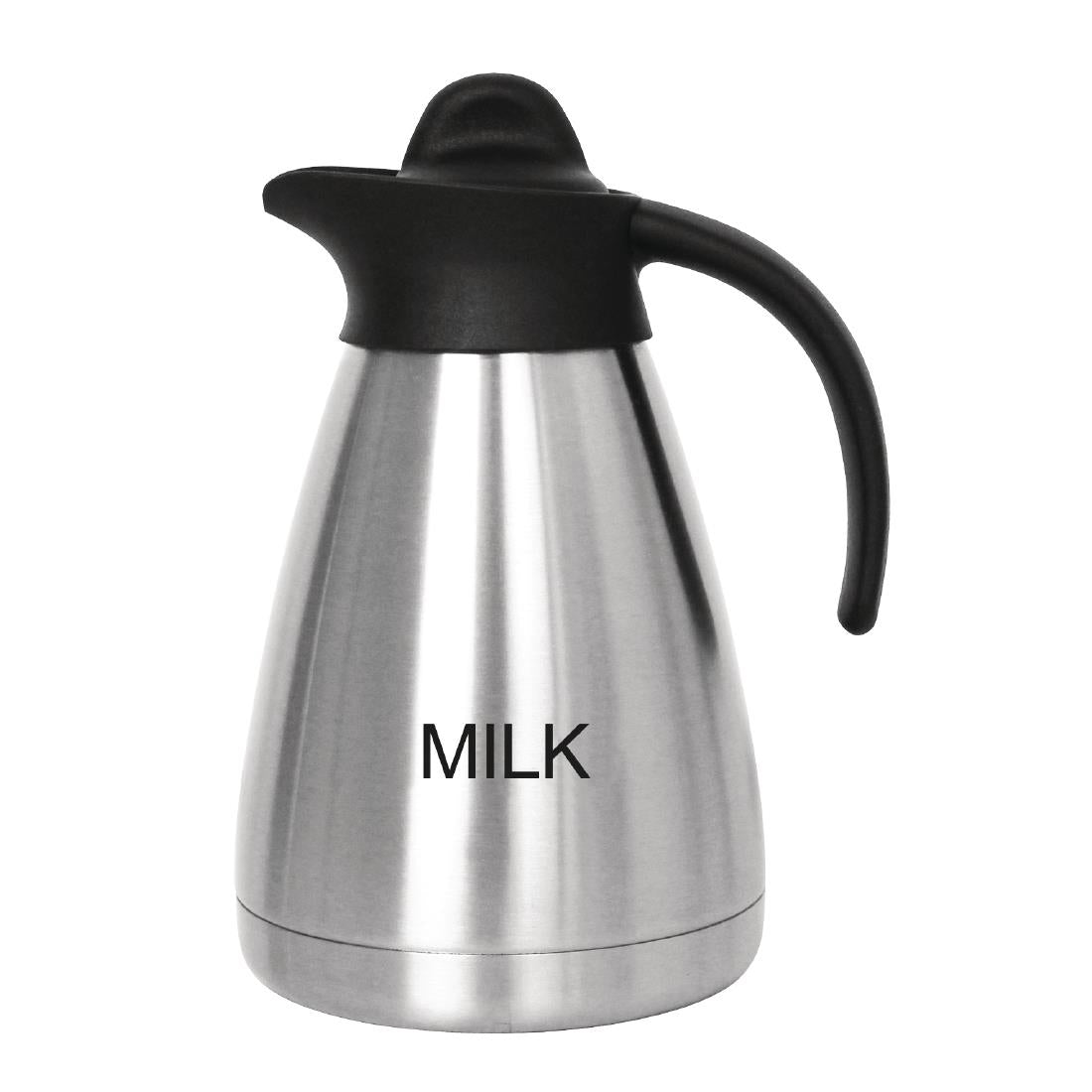 Olympia Screwtop Vacuum Jug 1Ltr Milk - CL372