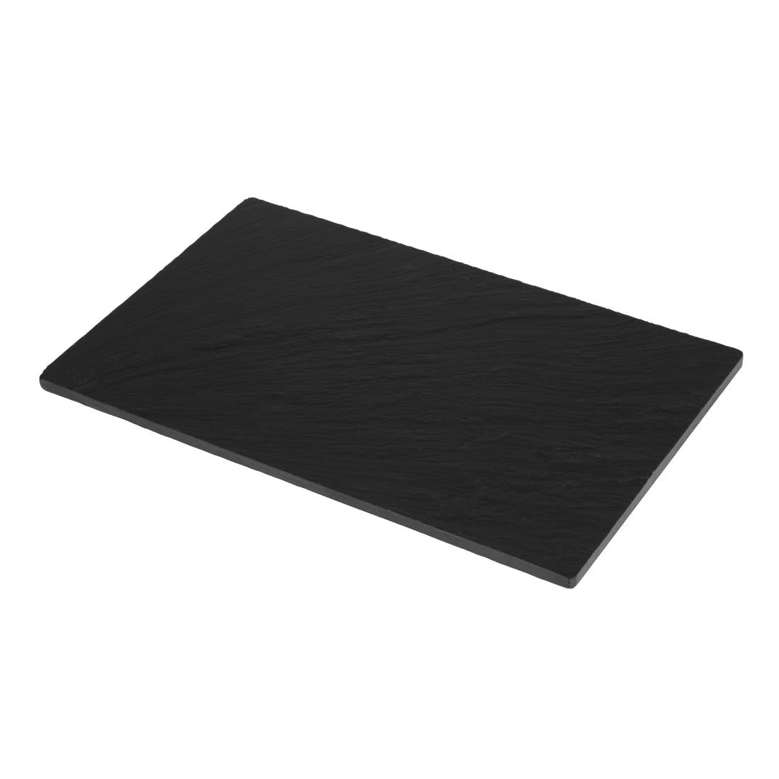 Olympia Smooth Edged Slate Platters 280 x 180mm (2 Pack) - CM063