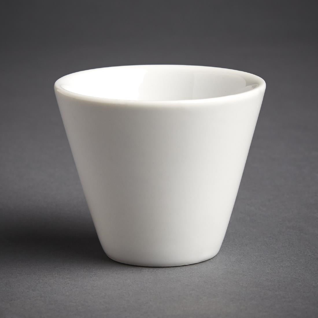 Olympia Whiteware Conical Ramekin White 70mm (12 Pack) - CM164