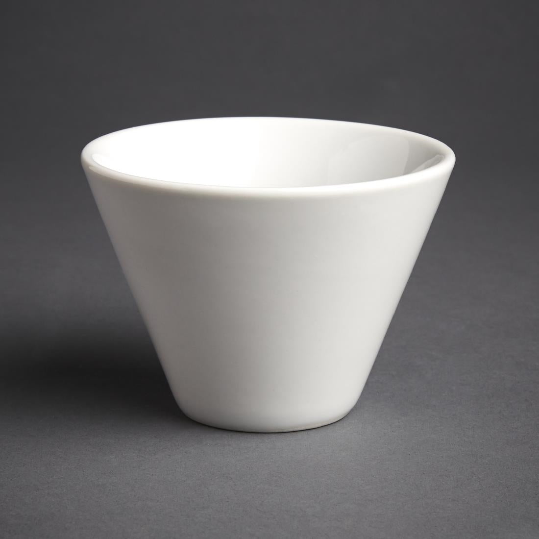 Olympia Whiteware Conical Ramekin White 110mm (6 Pack) - CM165
