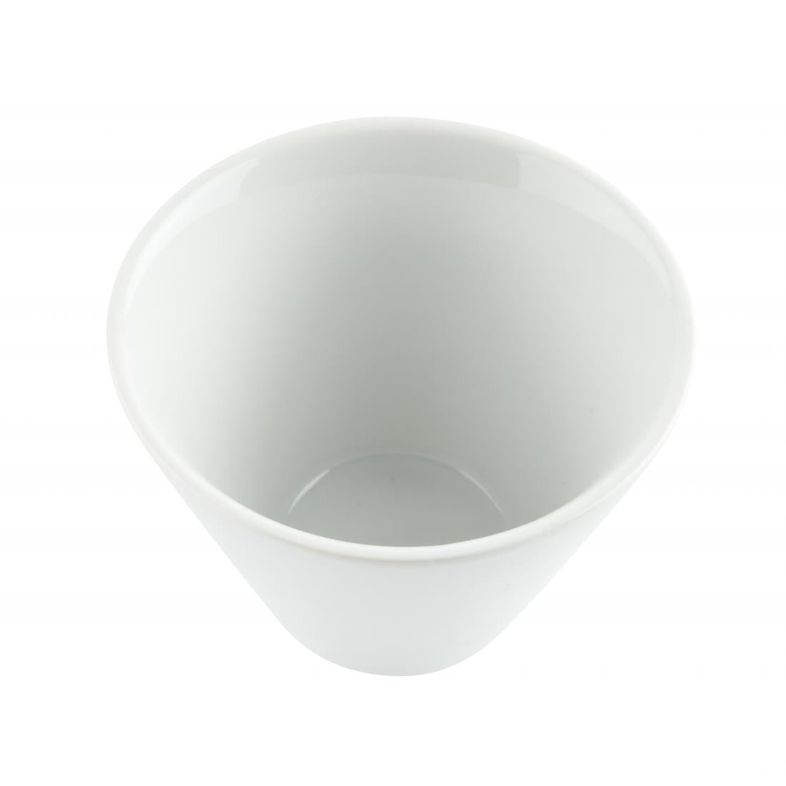 Olympia Whiteware Conical Ramekin White 110mm (6 Pack) - CM165