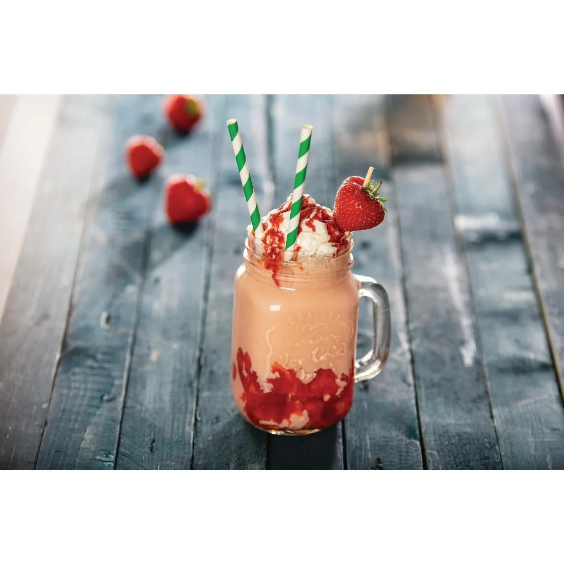 Olympia Glass Handled Mason Jars - 470ml (Pack 12) - CM698