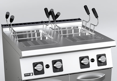 Fagor Kore 700 Series CP-G7 Gas Pasta Cooker with Basket - 2 or 4 Baskets