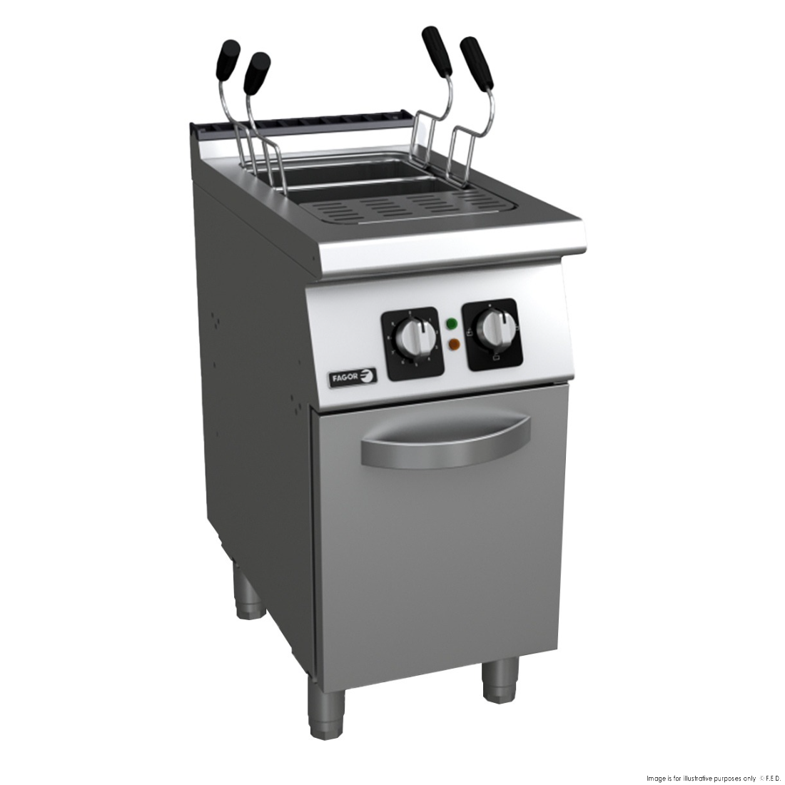 Fagor Kore 700 Series CP-E7 Electric Pasta Cooker with Basket - 2-6 Baskets