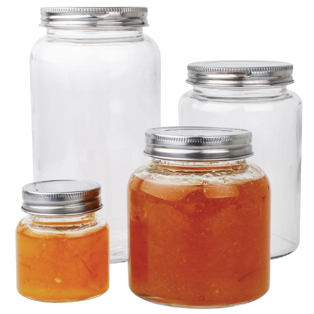 Vogue Screw Top Preserve Jars 550ml - CP083