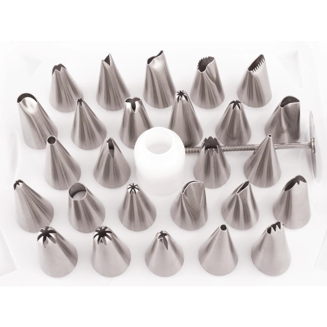 Vogue Cake Decorating 26 Assorted Piping Nozzles - CP107