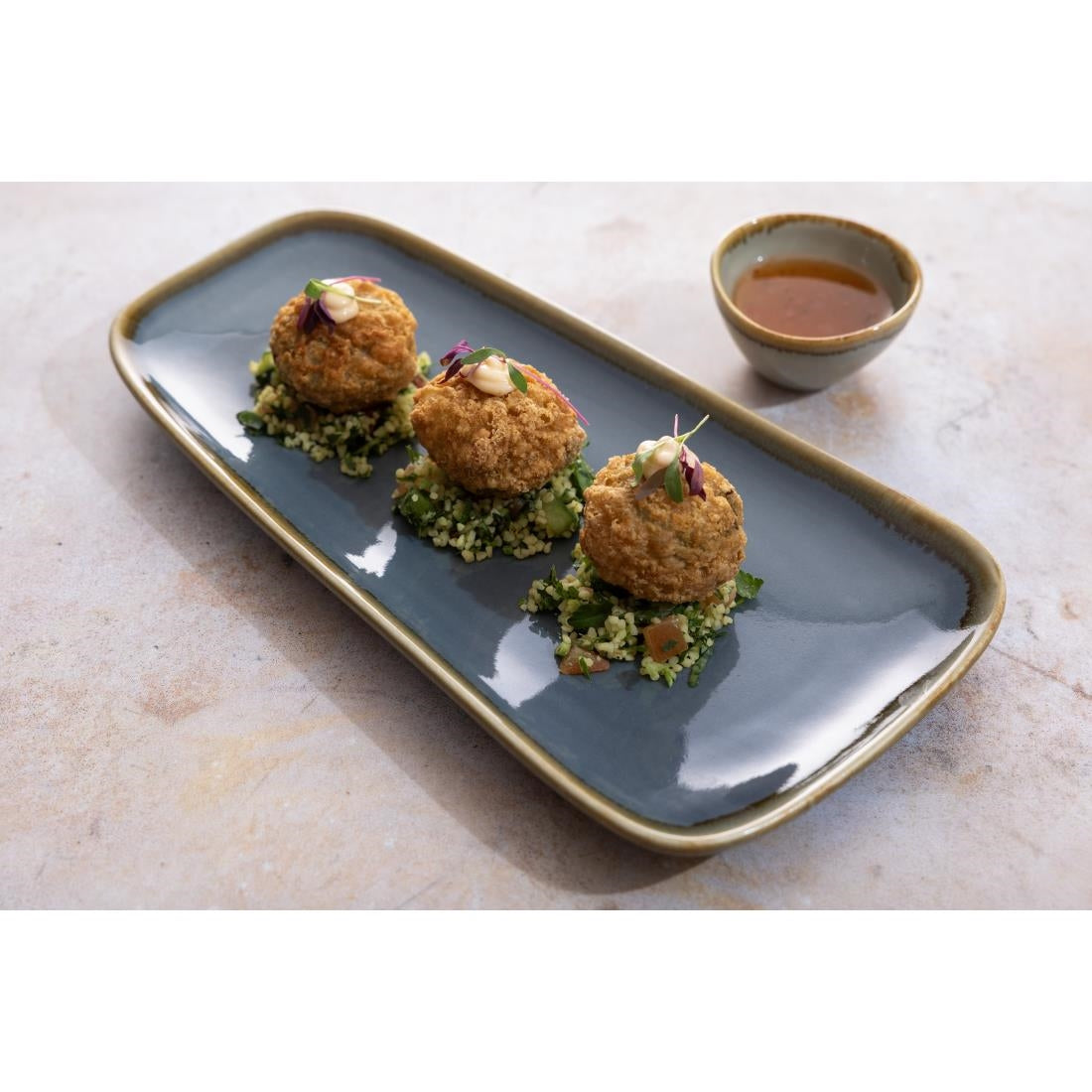 Olympia Kiln Medium Platter Ocean 295mm - CP171