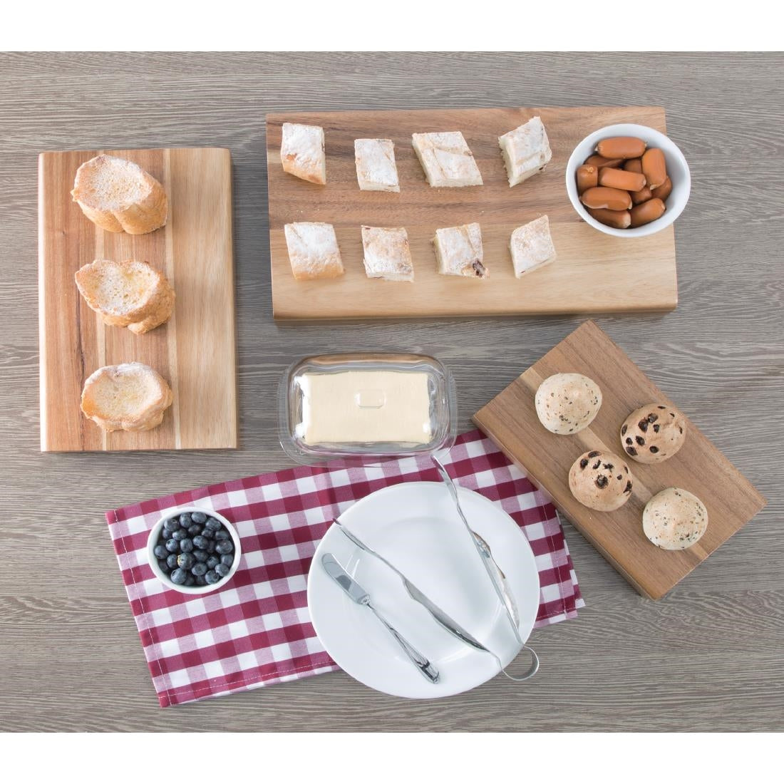 Olympia Acacia Wood Riser Set (3 Pack) - CP697