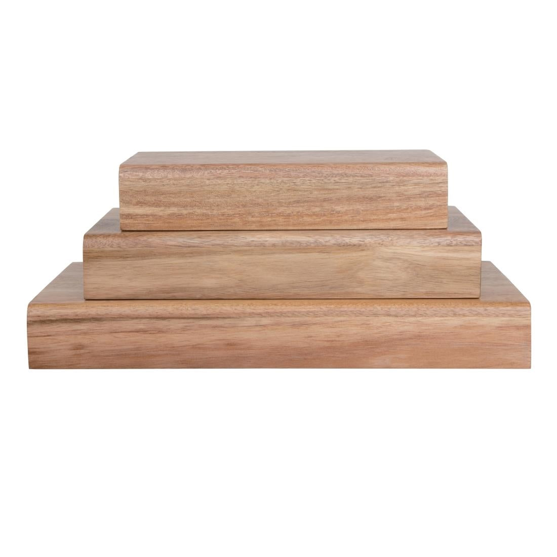Olympia Acacia Wood Riser Set (3 Pack) - CP697