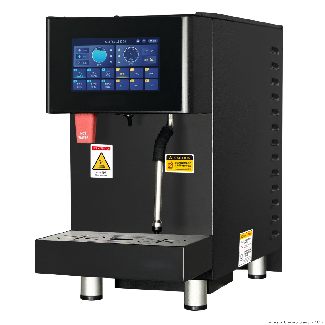 Benchstar Milk Frother & Steamer - CS-MFS7B