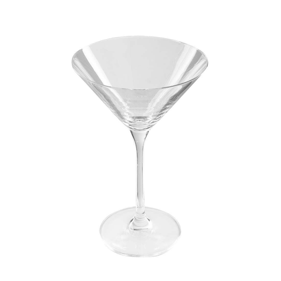 Olympia Campana One Piece Crystal Martini Glasses 260ml (6 Pack) - CS497