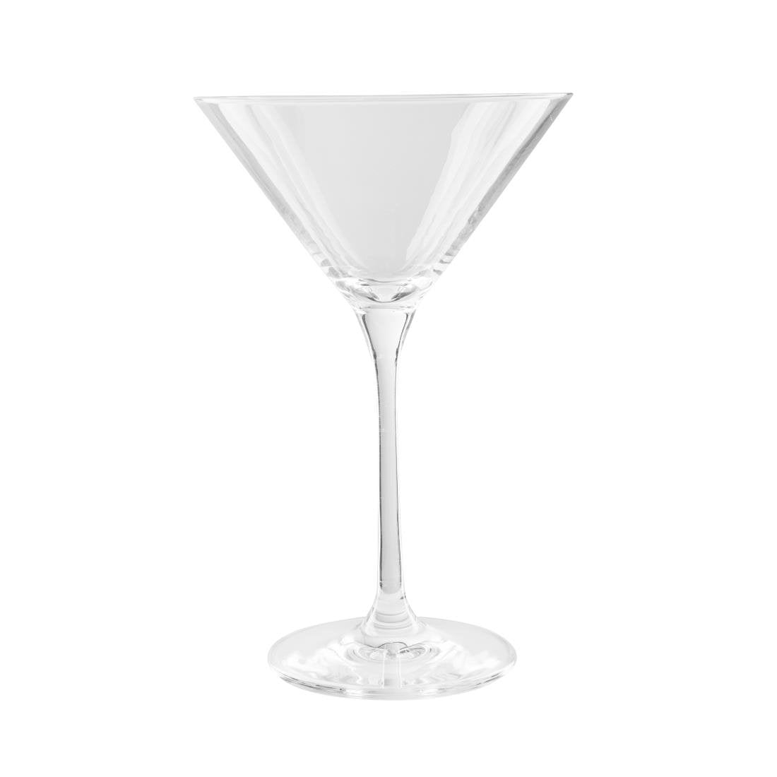 Olympia Campana One Piece Crystal Martini Glasses 260ml (6 Pack) - CS497