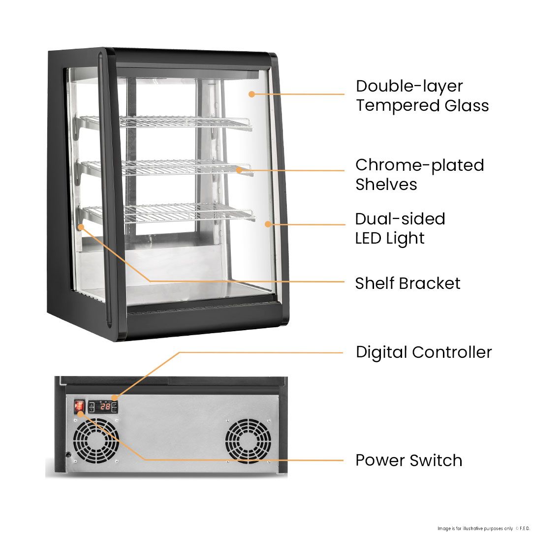 Bonvue Chilled Angled Counter-Top Food Display CTA-146
