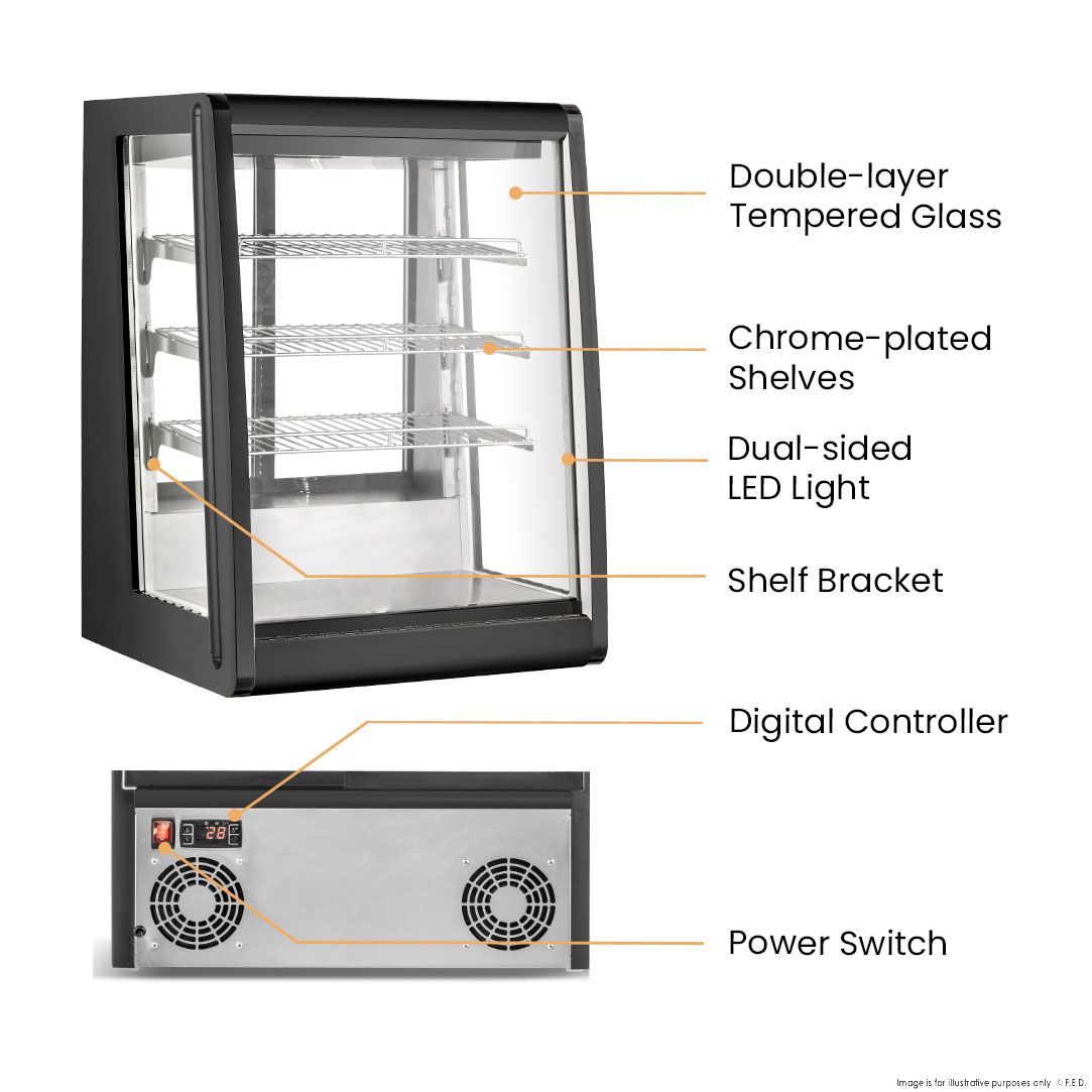 Bonvue Chilled Angled Counter-Top Food Display CTA-196
