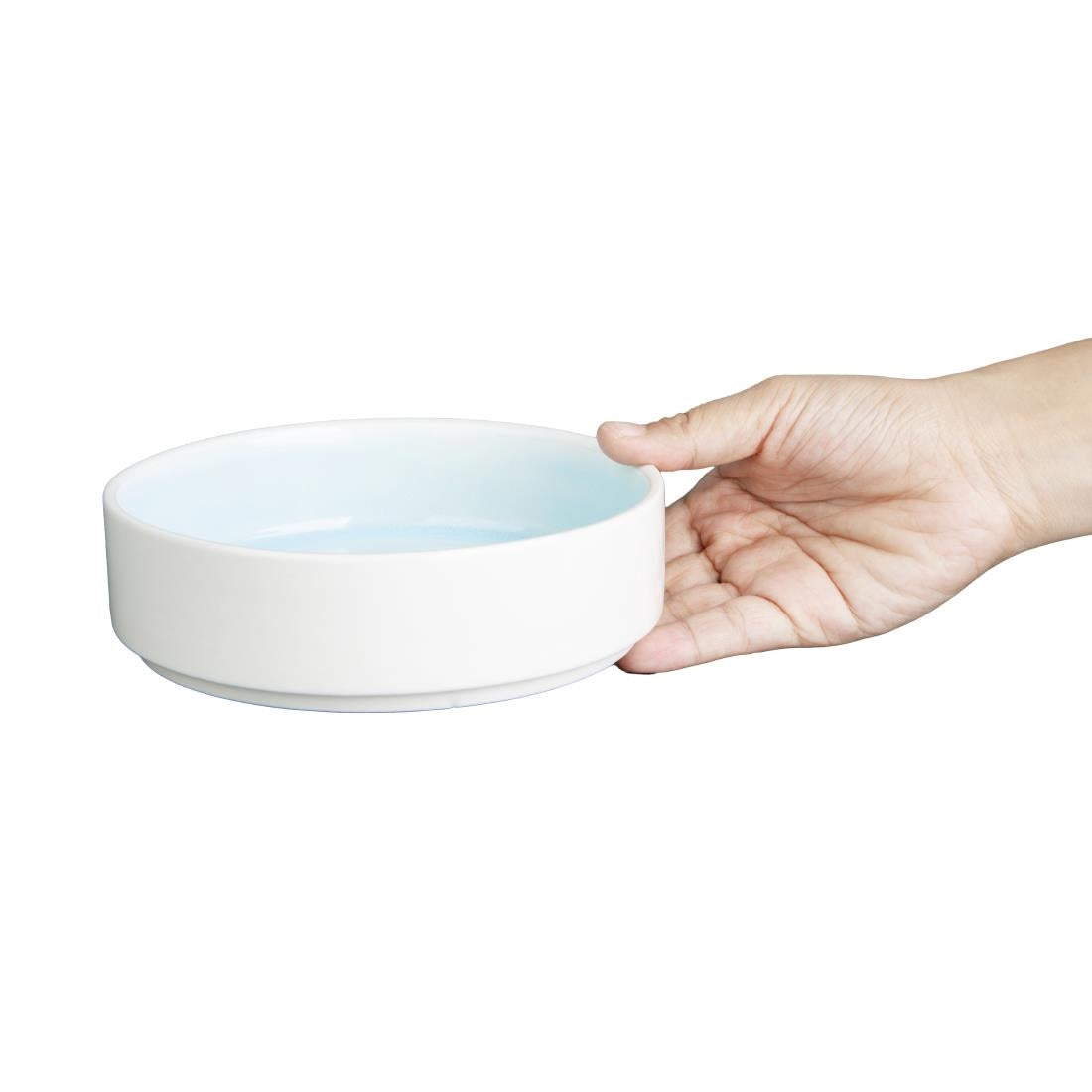Olympia Fondant Bowl Aqua - 152mm (6 Pack) - CU170