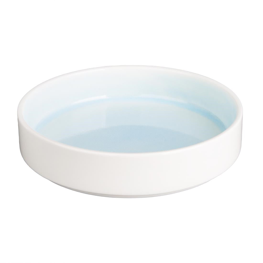 Olympia Fondant Bowl Aqua - 215mm (4 Pack) - CU174