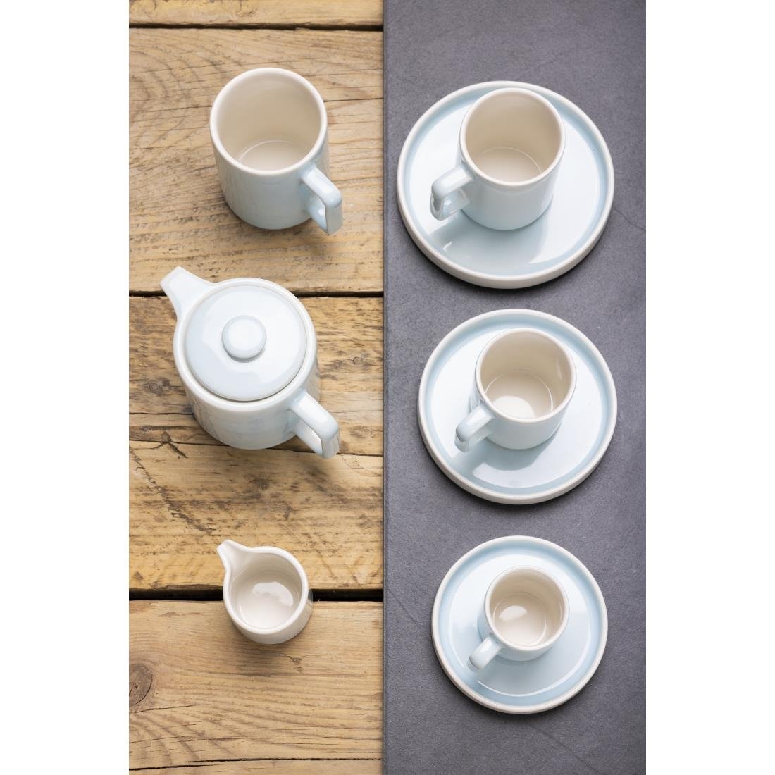 Olympia Fondant Mug Aqua - 340ml (6 Pack) - CU178