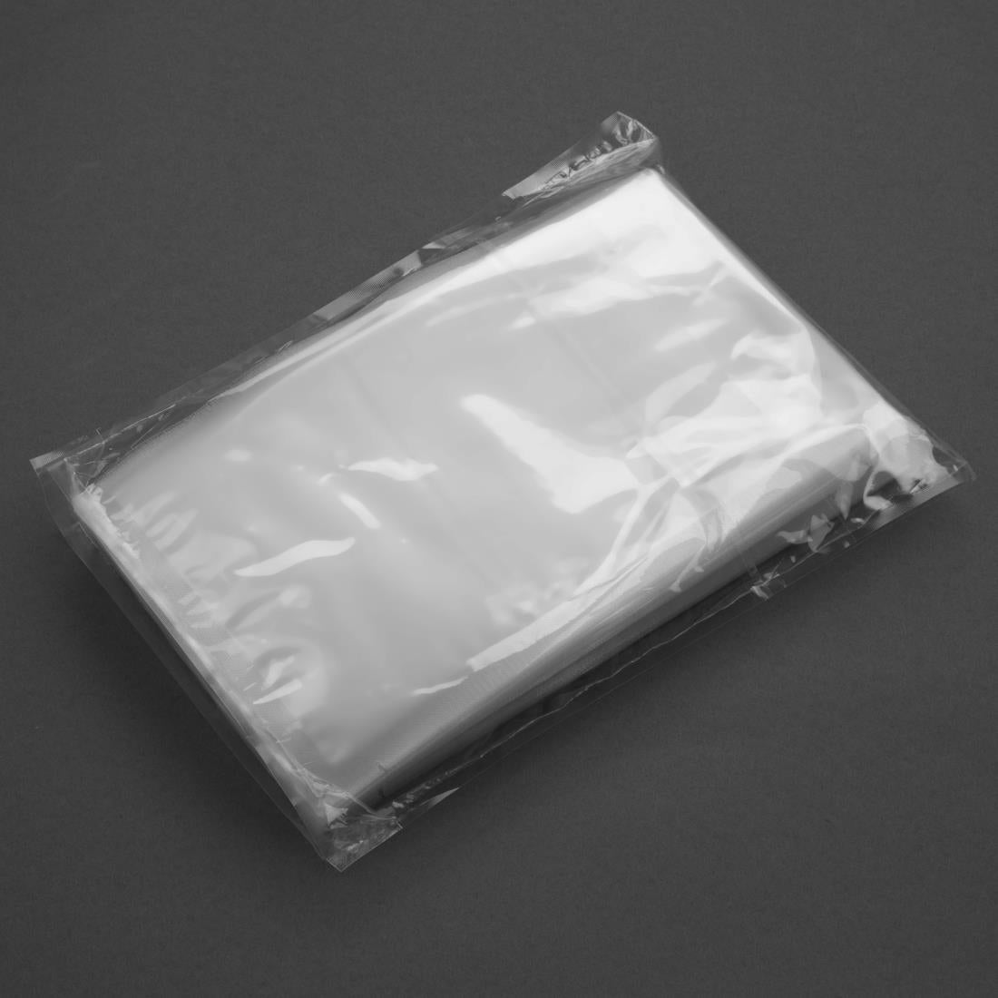 Vogue Clear Bags for Sealer/Chamber Vac Pack use - 150x250mm (Pack 100) - CU384